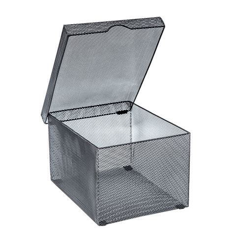 metal mesh storage boxes